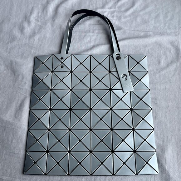 New Bao Bao Lucent Prism Tote Bag - lssey Miyake -Geometric Grid-Authentic - Picture 1 of 8